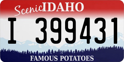 ID license plate I399431