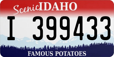 ID license plate I399433