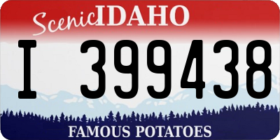 ID license plate I399438