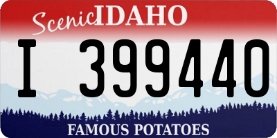 ID license plate I399440