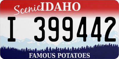 ID license plate I399442