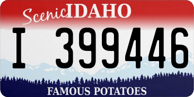 ID license plate I399446