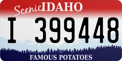 ID license plate I399448