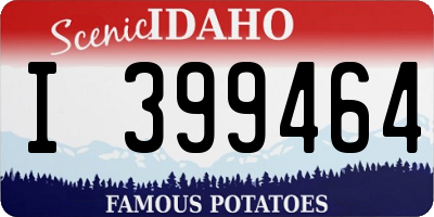 ID license plate I399464