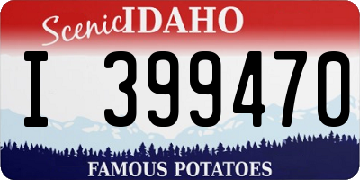 ID license plate I399470