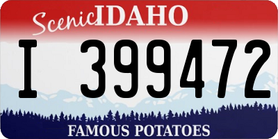 ID license plate I399472