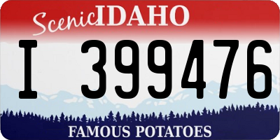 ID license plate I399476