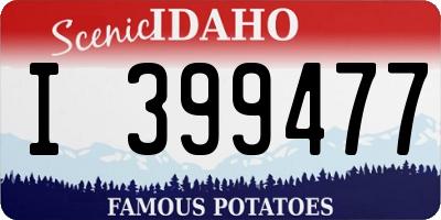 ID license plate I399477