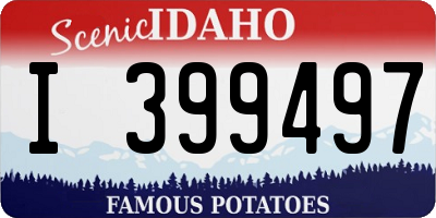 ID license plate I399497
