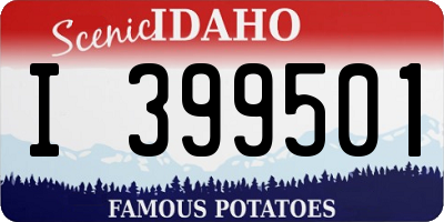 ID license plate I399501
