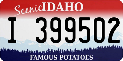 ID license plate I399502