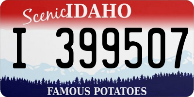 ID license plate I399507