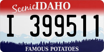 ID license plate I399511