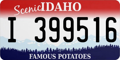 ID license plate I399516