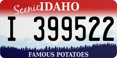ID license plate I399522