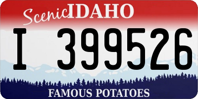 ID license plate I399526