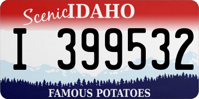 ID license plate I399532