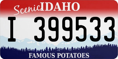 ID license plate I399533