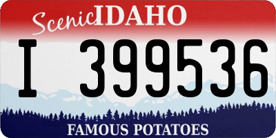 ID license plate I399536