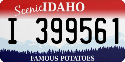 ID license plate I399561