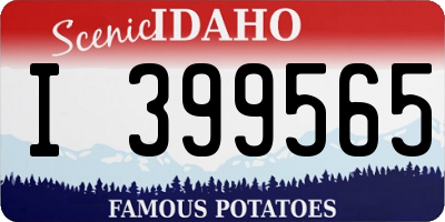 ID license plate I399565