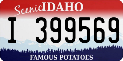 ID license plate I399569