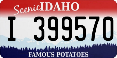ID license plate I399570