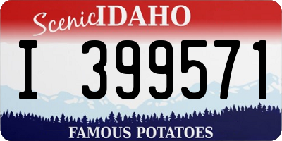 ID license plate I399571