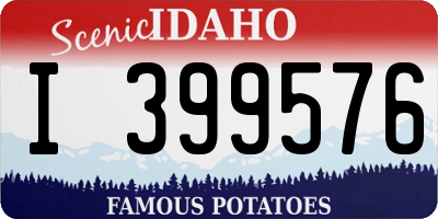 ID license plate I399576