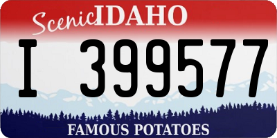 ID license plate I399577