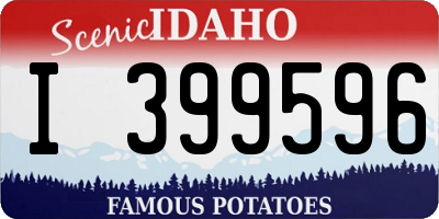 ID license plate I399596