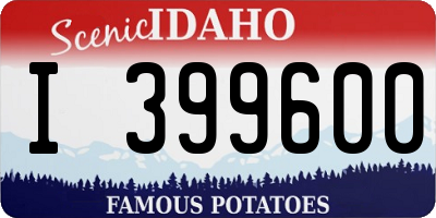 ID license plate I399600