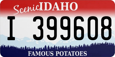 ID license plate I399608