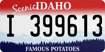 ID license plate I399613