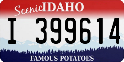 ID license plate I399614
