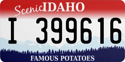 ID license plate I399616