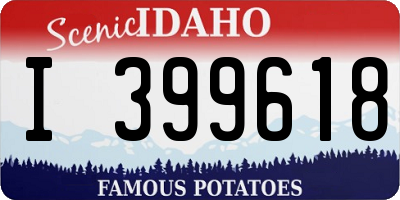 ID license plate I399618