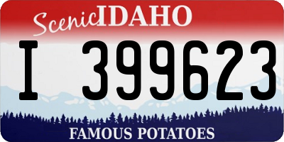 ID license plate I399623