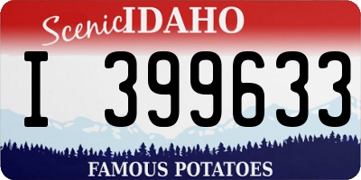 ID license plate I399633