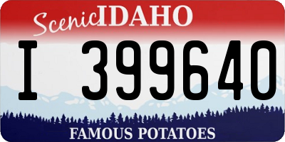 ID license plate I399640