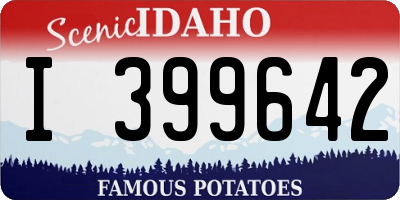ID license plate I399642