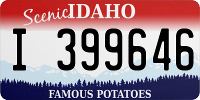ID license plate I399646