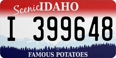 ID license plate I399648