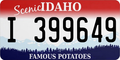 ID license plate I399649