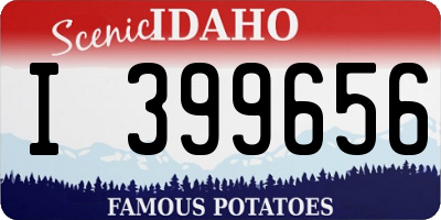 ID license plate I399656