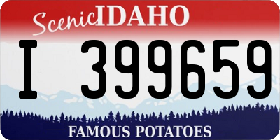 ID license plate I399659