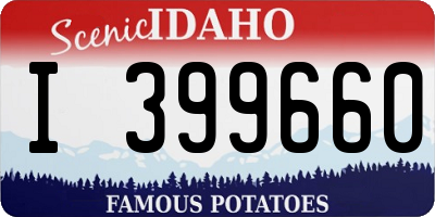 ID license plate I399660