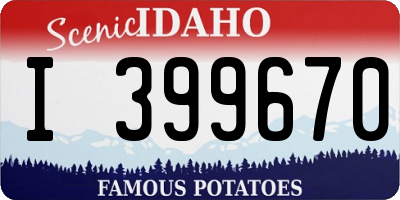 ID license plate I399670