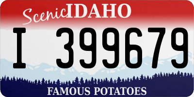 ID license plate I399679