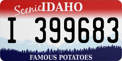 ID license plate I399683